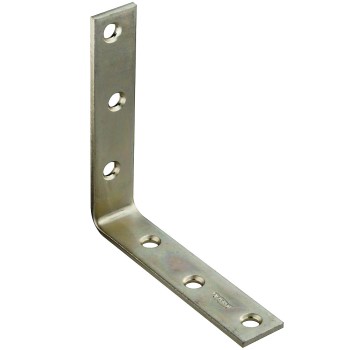 National 220152 Corner Brace, Zinc ~ 5" x 1"