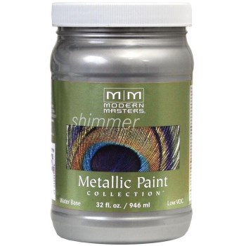 Modern Masters ME150-32 Metallic Paint, Silver ~  32 Ounce