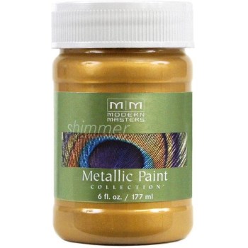 Metallic Paint, Iridescent Gold 6 Ounce