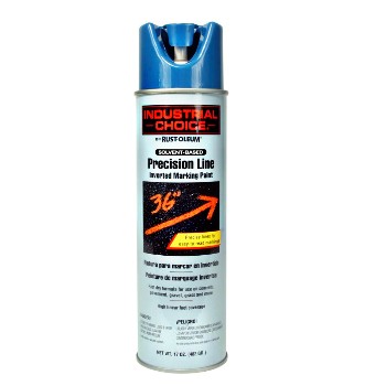 Rust-oleum 203022 Inverted Marking Paint, Caution Blue ~ 17 Oz Cans