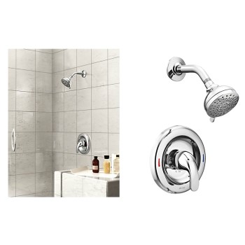 Moen 82604 Adler Posi-temp Single Handle Shower Faucet ~ Chrome