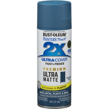 2 X Ultra Spray Paint,  Matte Blue 
