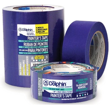 Painters Tape, 4 Pack ~ 1 - 1/2"