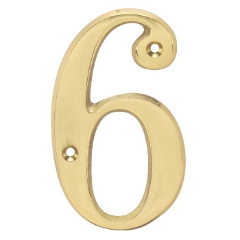 House Number 6, 4 inch