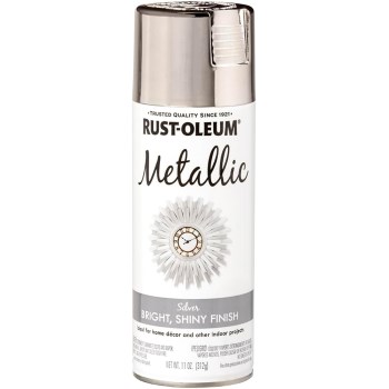 Painter's Touch 2X Spray Paint, Metallic Silver - 12 oz