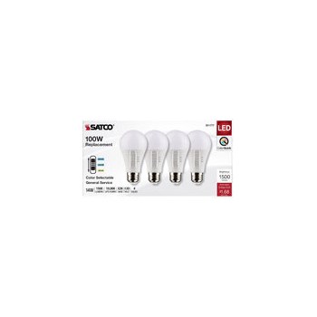 4pk 14w A19 3cct Bulb
