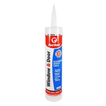 Red Devil Window, Door & Siding Caulk - Clear, 10.1 oz