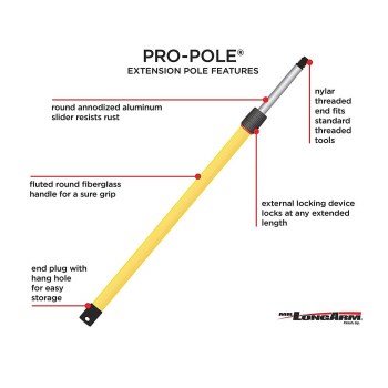 Pro-Pole Extension Handle ~ 4' to 8'