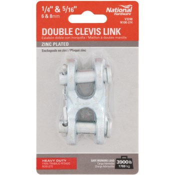 5/16 Dbl Clevis Link