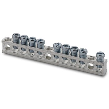 Square D Ground Bar Kit, Aluminum - 9 Terminal