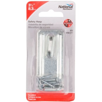Zinc Safety Hasp ~ 3.25"