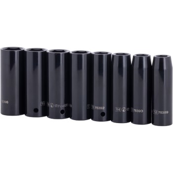 Impact Socket Set, Metric - 1/2" Drive, 8pc