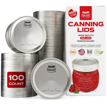 Fjlw100 100pk Wd Canning Lids
