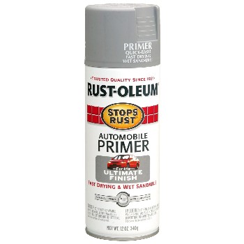 Auto Primer Spray Paint, Gray ~  12 Oz.