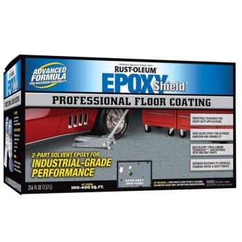 Epoxy Shield Floor Coating Kit ~ Dark Gray Semi-Gloss