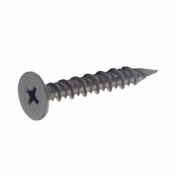 Grip-Rite #8 x 1-5/8" Cement Board Screw - Wafer Head with Nibs, 1 lb