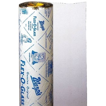 Warp Bros 8VP-48P Vinyl Pane, Carton of 4 Rolls, Clear ~  48" x 25 x 8 mil 