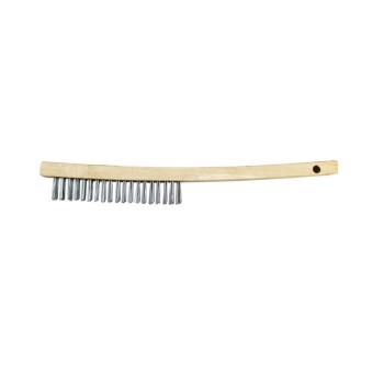 Premier Shoe Handle Wire Brush - 4 x 16 Row