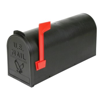 Flambeau T-R4501BL Rural Mail Box #1,  Black 