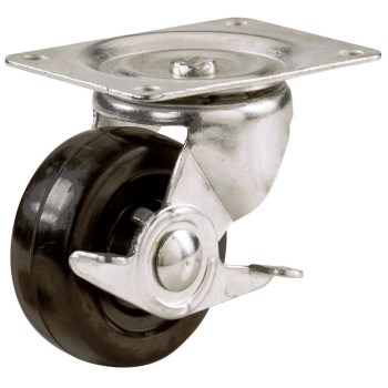 Shepherd 9510 Hard Surface Swivel Caster with Brake ~ 2 1/2"