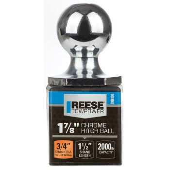 Hitch Ball, Chrome - 1-7/8" Diameter