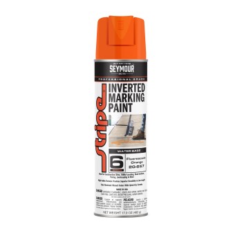 Stripe Solvent Marking Paint, Fl Orange - 20 oz