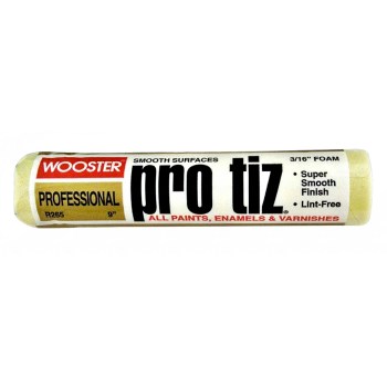 Wooster  00R2650090 Pro-Tiz Roller Cover, Super Smooth ~ 9" x 3/16" Nap