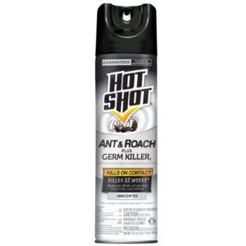 United/Spectrum HG-96300 Hot Shot Roach & Ant Killer w/Germ Killer ~ 17.5 oz Spray Cans