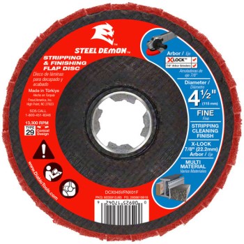 Steel Demon X-LOCK Flap Disc - 4-1/2"