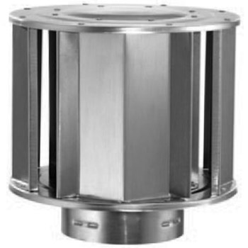 M & G Duravent 5GVVTH Type B Gas Vent High Wind Vent Cap, Galvanized Steel ~  Fits 5" Pipe