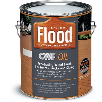 Ppg/akzo Fld448-01 Flood Cwf Penetrating Oil Stain, Cedar ~ Gallon