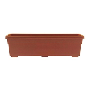 Window Box Planter, Terra Cotta ~ 23-3/4" L x 8" W x 6-1/2" D