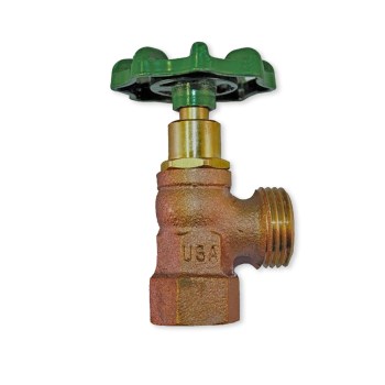 Arrowhead Brass Boiler Drain, Lead-Free - 1/2" FPT