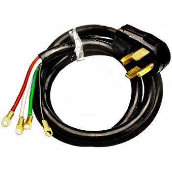 Coleman Cable 09154 Dryer Cord, 4 Conductor ~ 4 ft.