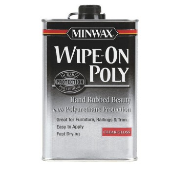 Minwax 60900 Wipe-On Poly,  Gloss  ~  Quart 