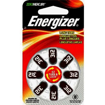 Energizer AZ312DP-8 Hearing Aid Battery