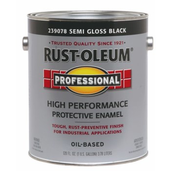 Rust-Oleum 239078 High Performance Protective Enamel, Semi-Gloss Black ~ Gallon