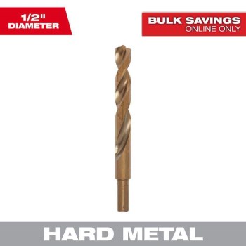 Milwaukee Red Helix Cobalt Drill Bit - 1/2"