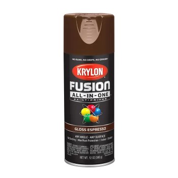 Fusion All-In-One Spray Paint, Gloss Espresso - 12 oz