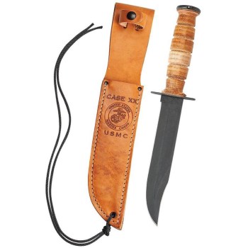 Case Knives 00334 334 Leather Usmc Knife