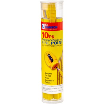 10pk Pencil W/ Sharpener