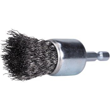 Century Drill 1" Crimped Wire End Brush