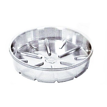 Clear Plastic Saucer- 10"