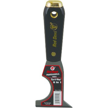 Red Devil 4251 Zip-A-Way 6 In 1 Tool