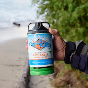 Refillable 1 Lb Propane Tank - Flame King