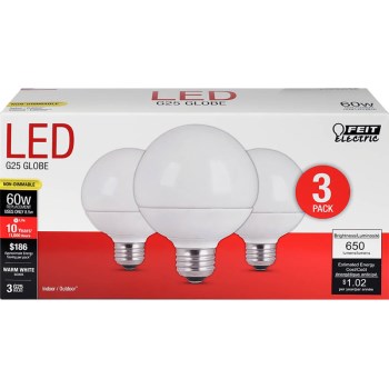 Feit Electric  G2560/10KLED/3 G25 Bulb