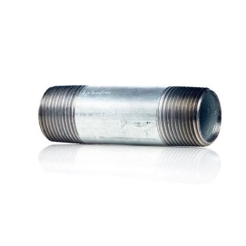 Pipe Nipple, Galvanized Steel - 1/2" x 1-1/2"