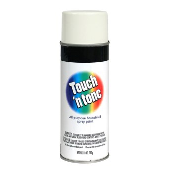 Rust-Oleum Touch 'N Tone Spray Enamel, Gloss White - 10 oz