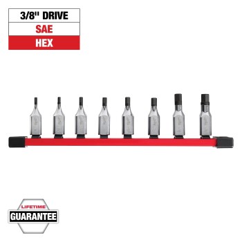 8pc 3/8 Hex Set