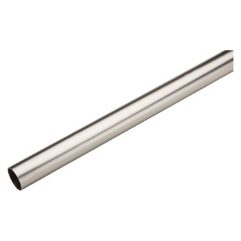 National 6 Ft Closet Rod - Satin Nickel